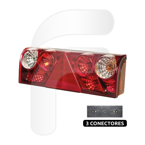 REAR LAMPS REAR LAMPS WITH TRIANGLE MONTEBLACK EUROPOINT LL RIGHT